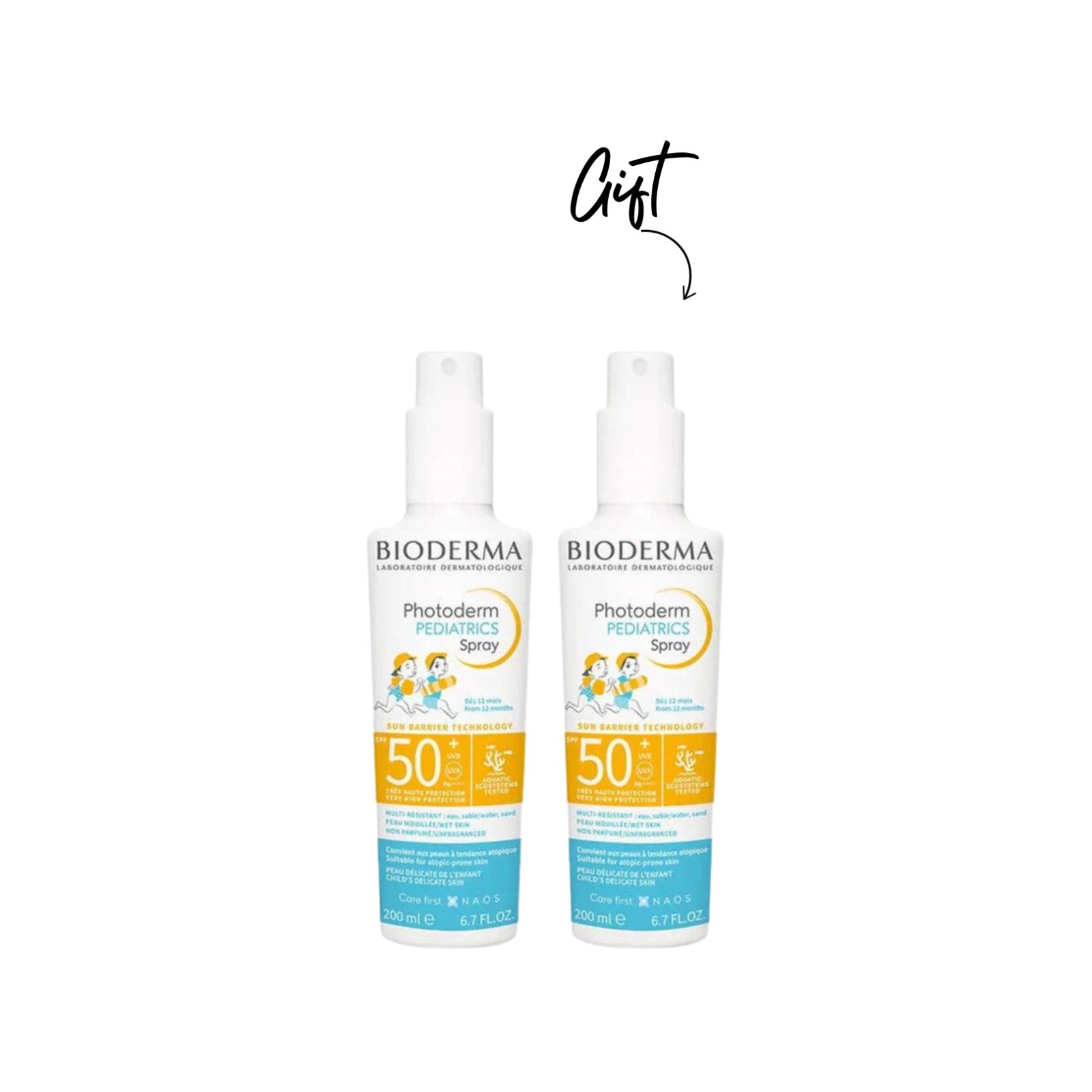Bioderma - Photoderm Pediatrics Spray Spf50+ 200ml *2 | MazenOnline