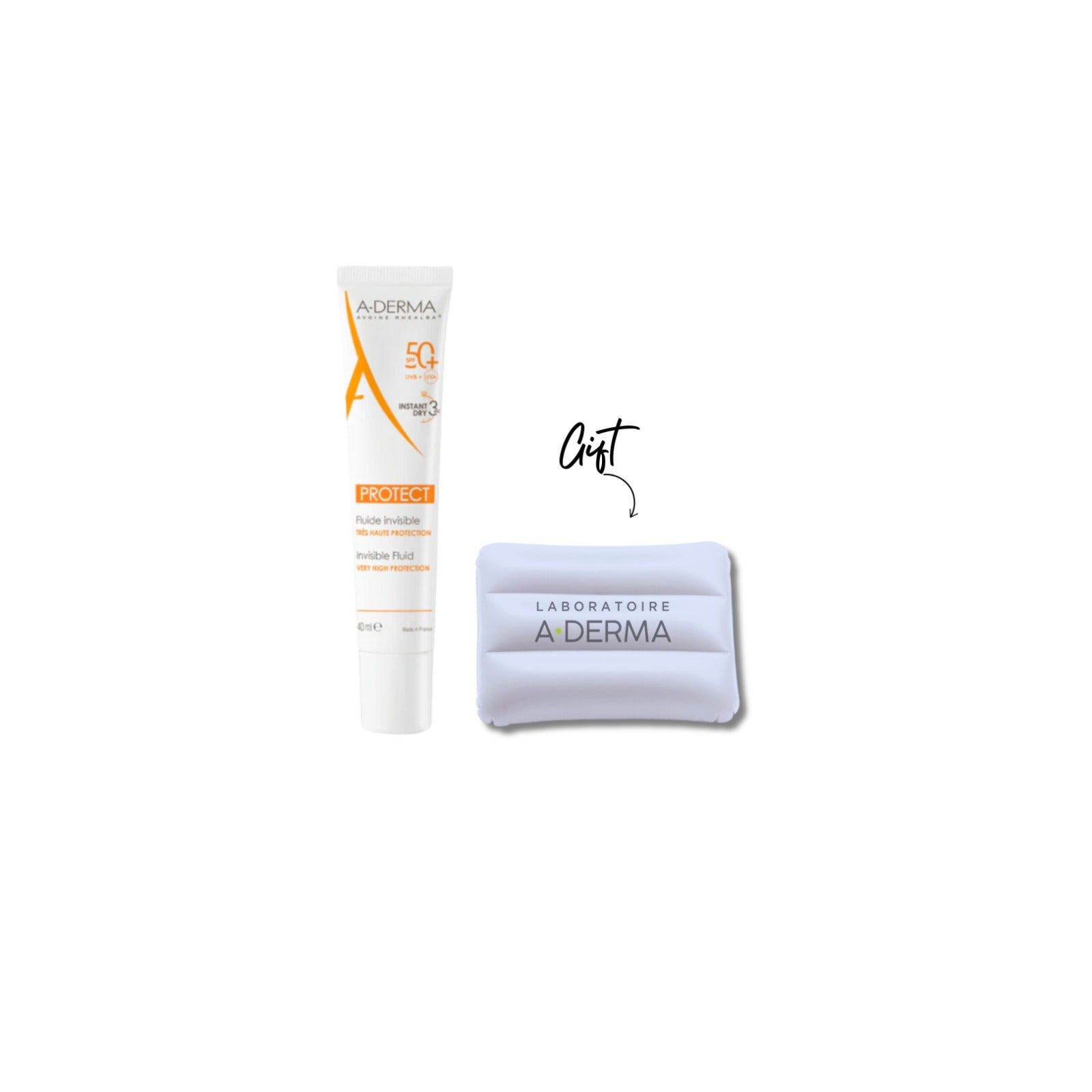 Aderma - Protect Invisible Fluid SPF50+ + Gift | MazenOnline