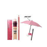 Super Stay Vinyl Ink + Lifter Liner Lip Liner + Instant Age Rewind Concealer