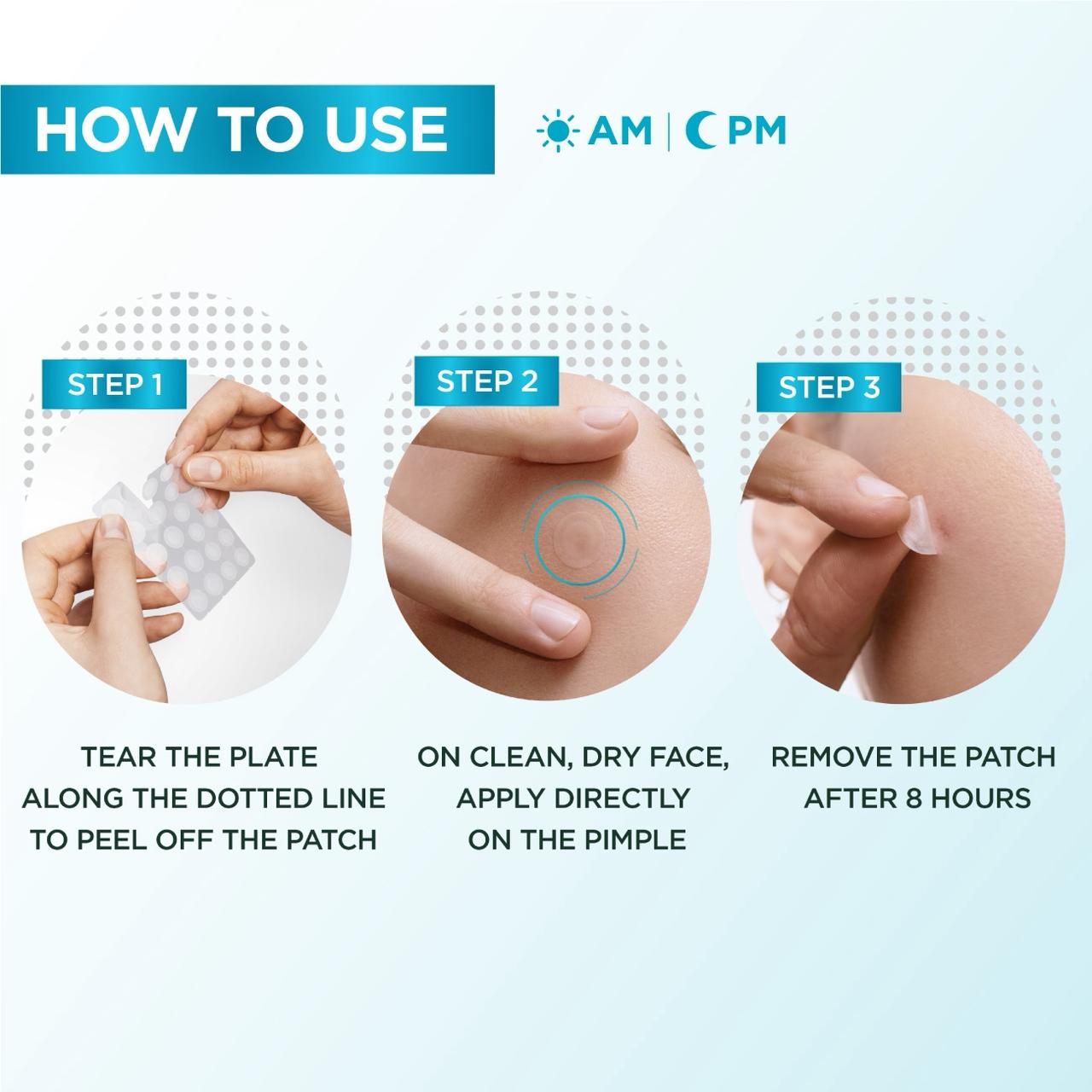 Skin Active Fast Clear Invisible Pimple Patch 8 Hours Hydrocolloid Secondary image