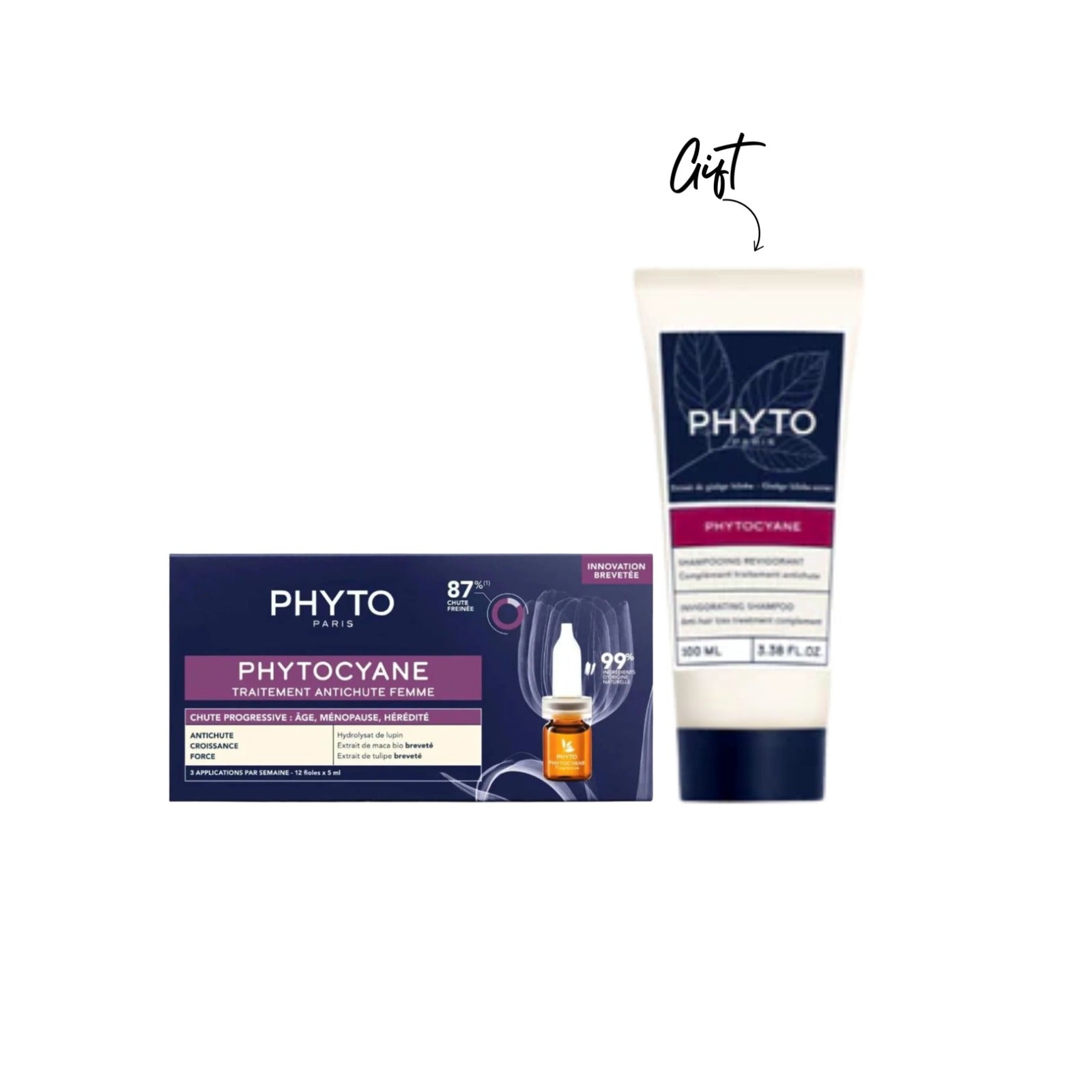 Phyto - Phytocyane Treatment for Women with Progressive Hair Loss + Gift | MazenOnline