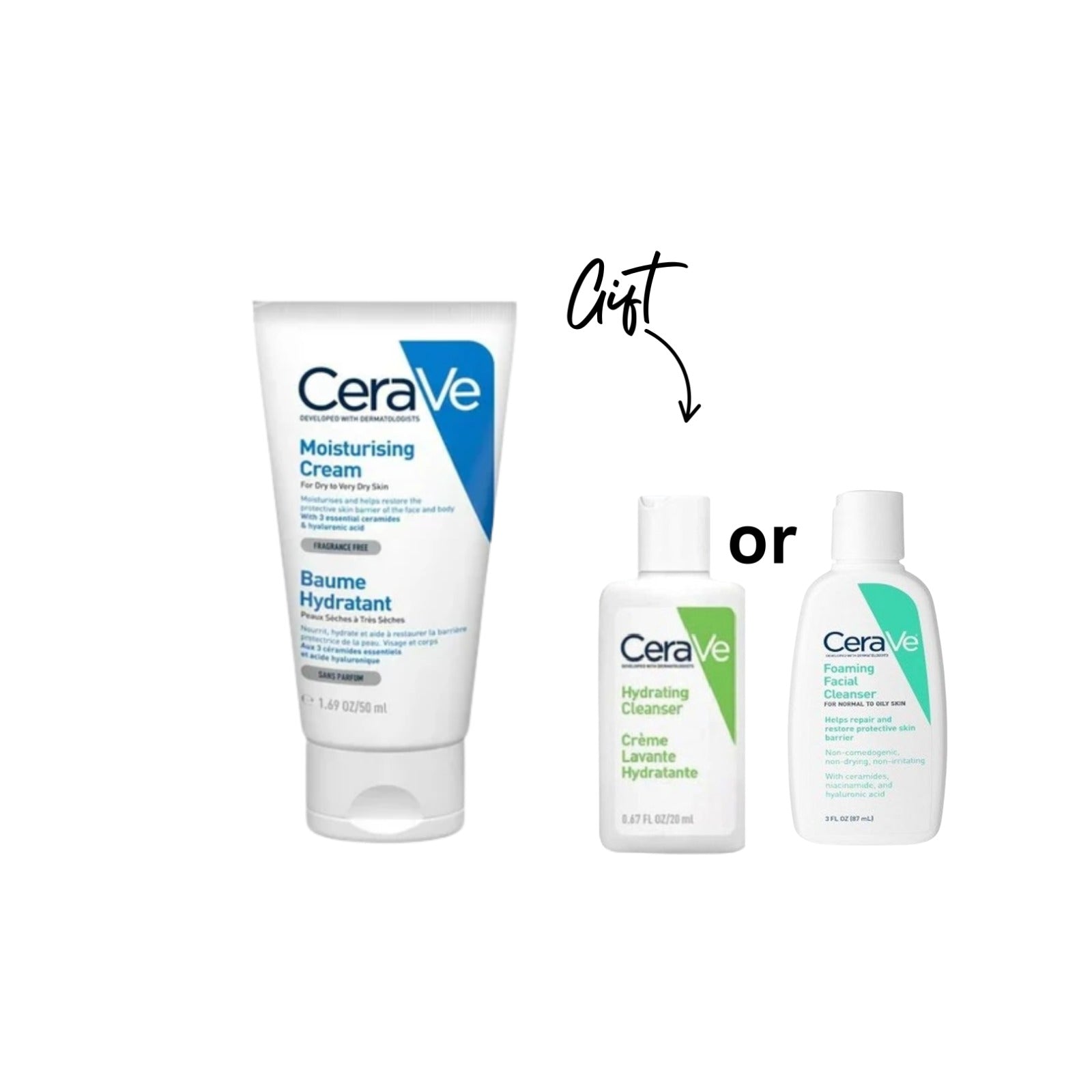 CeraVe Moisturising Cream + Gift