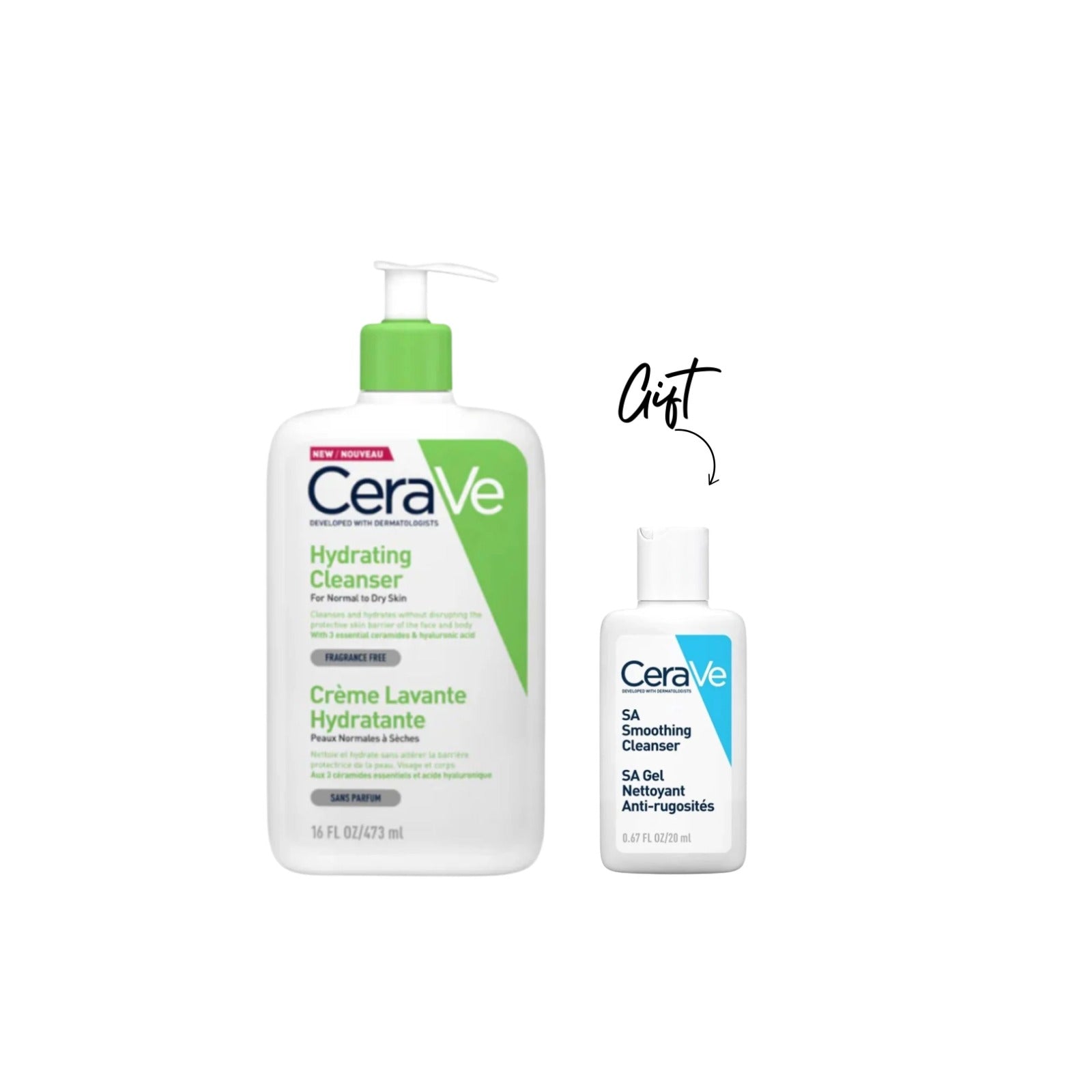 Hydrating Cleanser for Normal to Dry Skin with Hyaluronic Acid + Gift