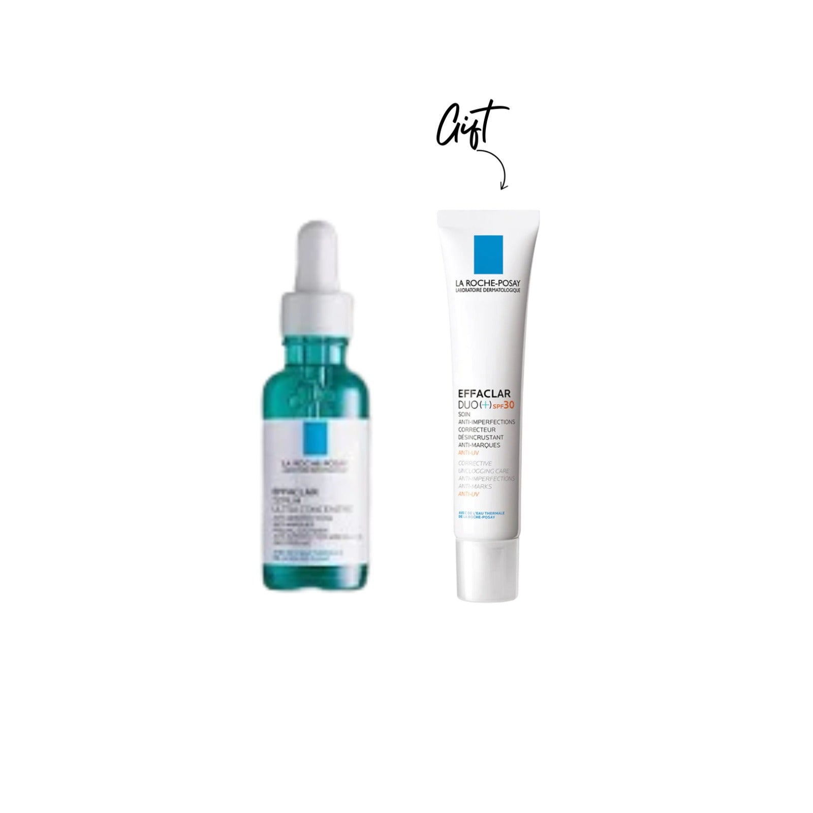 Effaclar Acne Serum with Salicylic Acid and Niacinamide for Oily and Acne Prone Skin + Gift