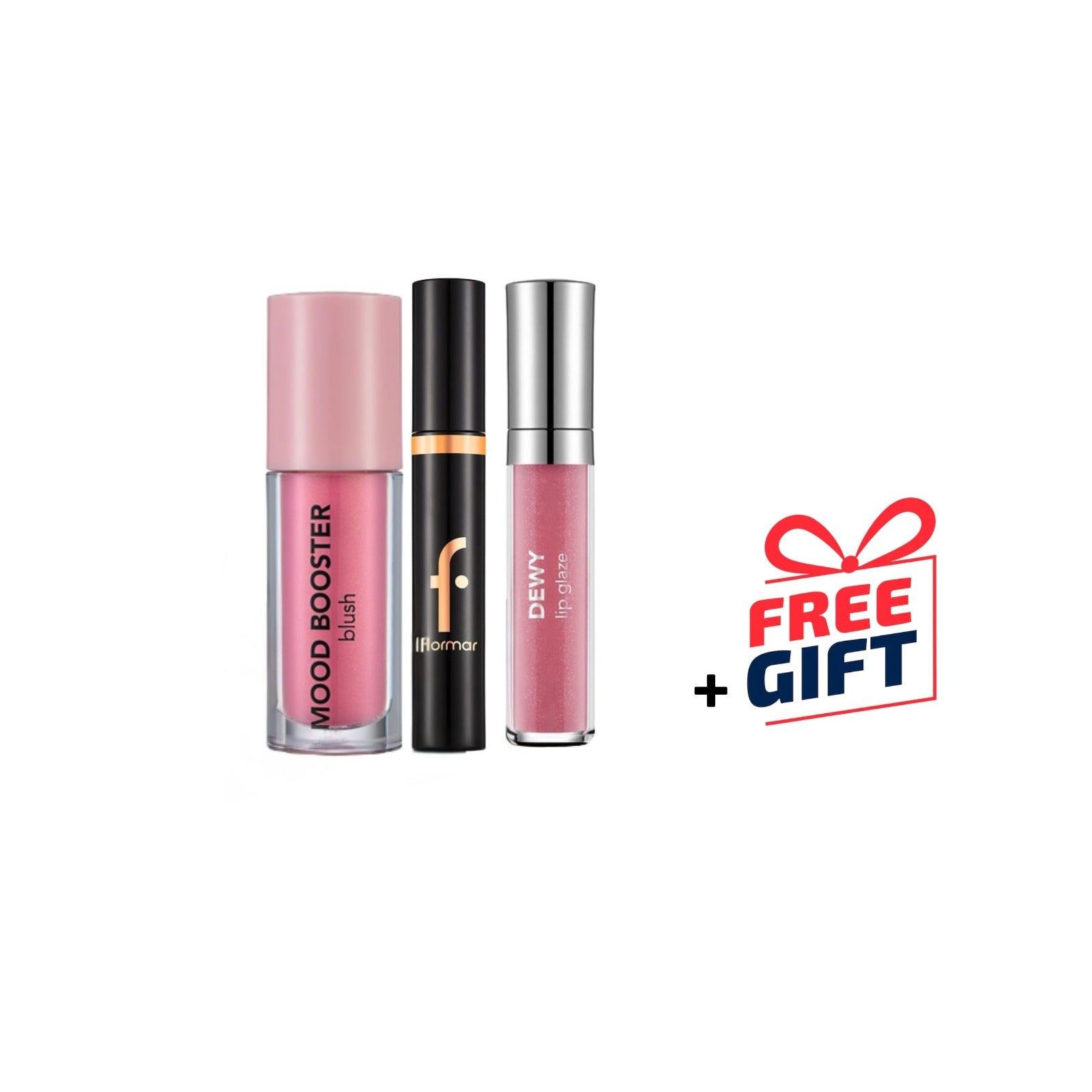 Flormar - Mood Booster Blush + Color Your Life Mascara + Dewy Lip Glaze + Gifts | MazenOnline