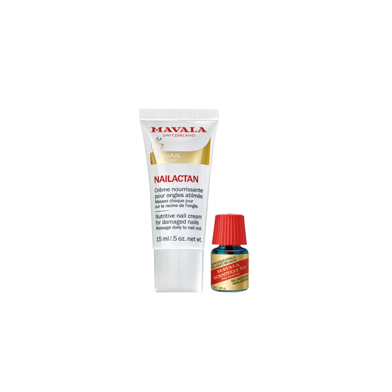 Mavala - Scientifique K+ nail hardener + Nailactan Nourishing Cream | MazenOnline Main image