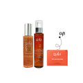 Glittery Dry Oil Sublime Gold + Sun Tan Gold Elixir, GET FREE Luxurious Moroccan Black Soap