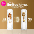 Sunsilk coconut moisture shampoo, conditioner, and gift set with bottles featuring coconut-themed packaging, ideal for nourishing hair.