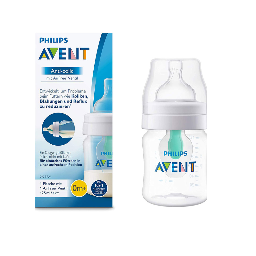 Avent - 125ml 0m+ Baby Bottle Anti Colic AirFree | MazenOnline Main image