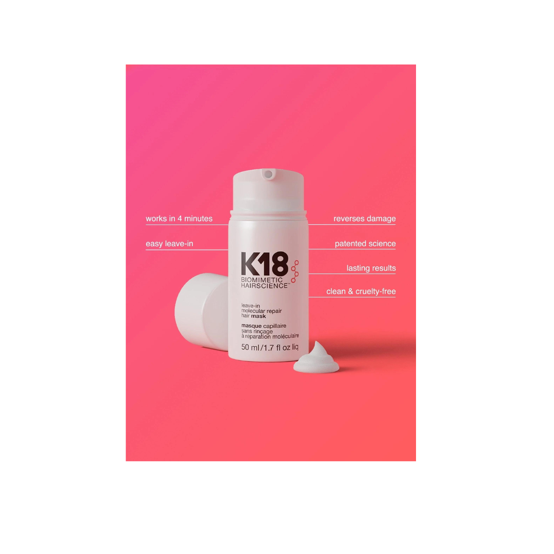 Leave-In Molecular Hair Mask - Repairs Dry or Damaged Hair Secondary image