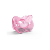 Silicone Pacifier With Orthosoft Teat Pink