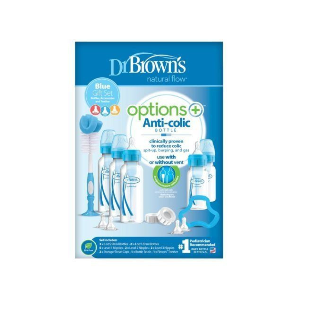 Dr. Brown's - Option+ Anti-Colic Narrow Neck Plastic | MazenOnline