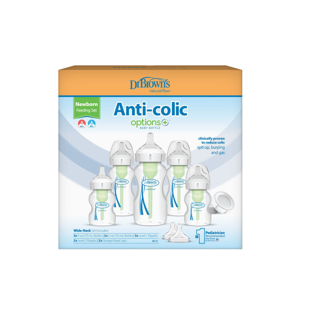 Dr. Brown's - Options+ Wide-Neck Newborn Feeding | MazenOnline