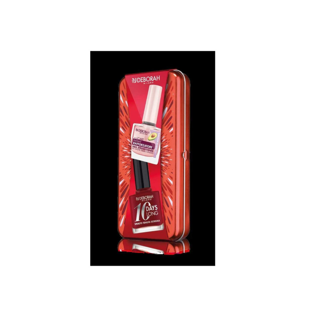 Deborah - Metal Red Nail Hardner + Nail Polish | MazenOnline