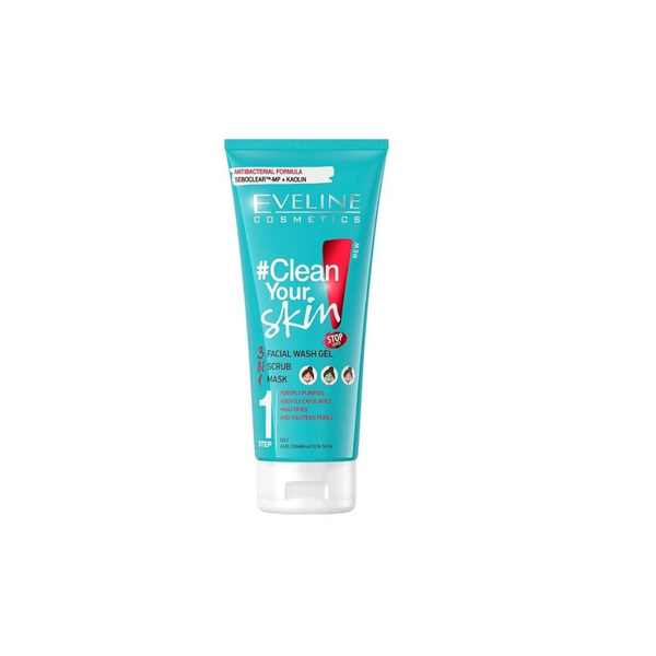Eveline - Clean Your Skin 3In1 Facial Wash | MazenOnline