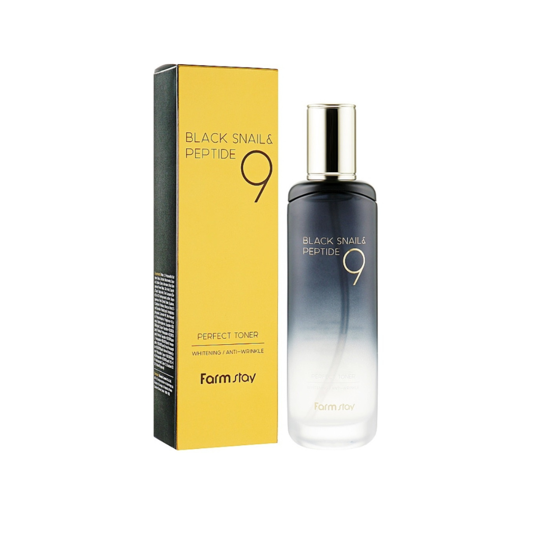 Farmstay - Black Snail & Peptide 9 Toner | MazenOnline Main image
