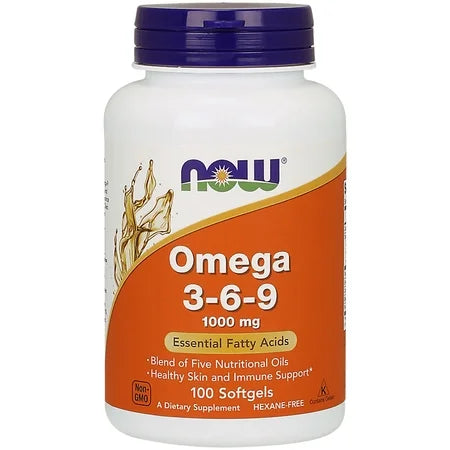 Now - Omega-3-6-9 Softgels 1000 Mg | MazenOnline