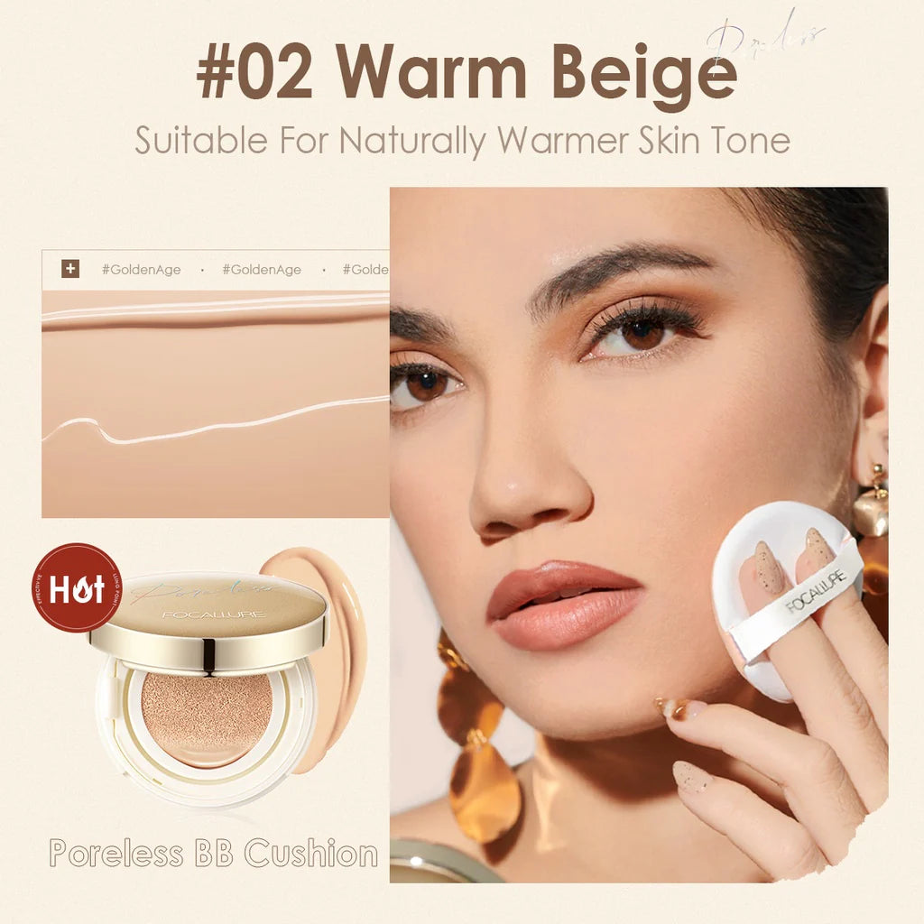 Focallure - Poreless Matte Air Cushion Foundation | MazenOnline