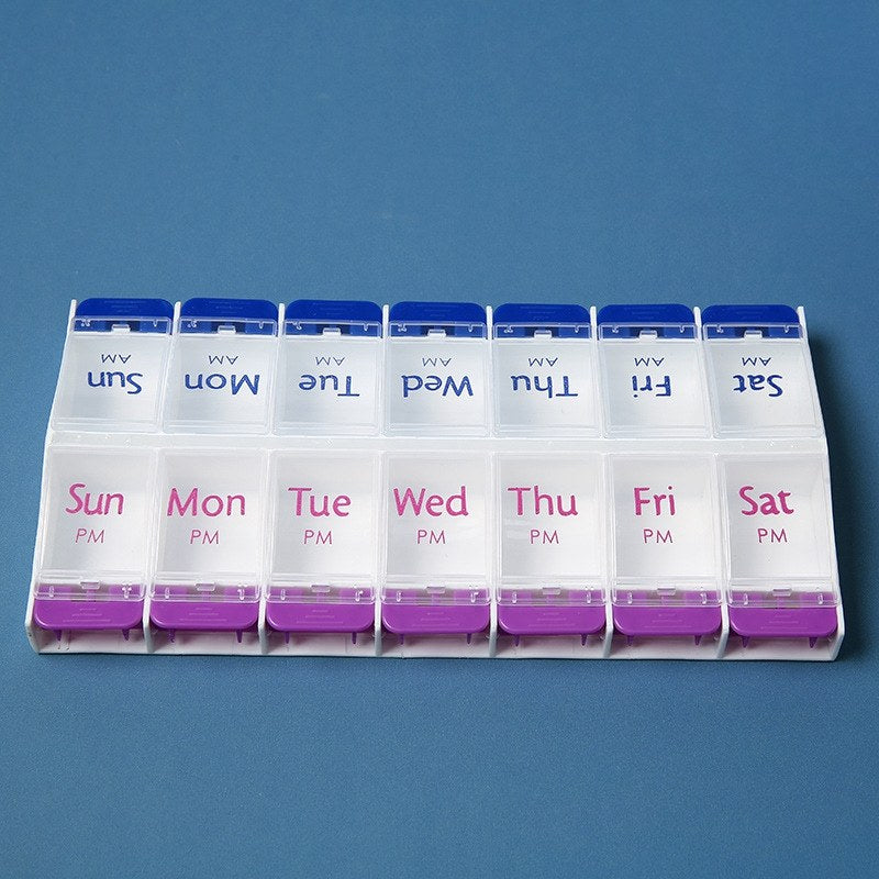 AB Care Dual Week 14 AM/PM Weekly Pill Organizer