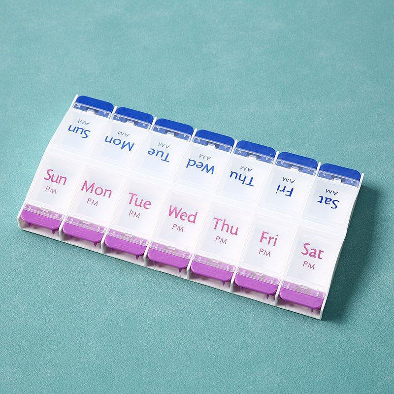 AB Care Dual Week 14 AM/PM Weekly Pill Organizer