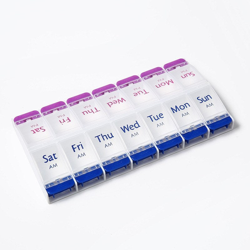 AB Care Dual Week 14 AM/PM Weekly Pill Organizer