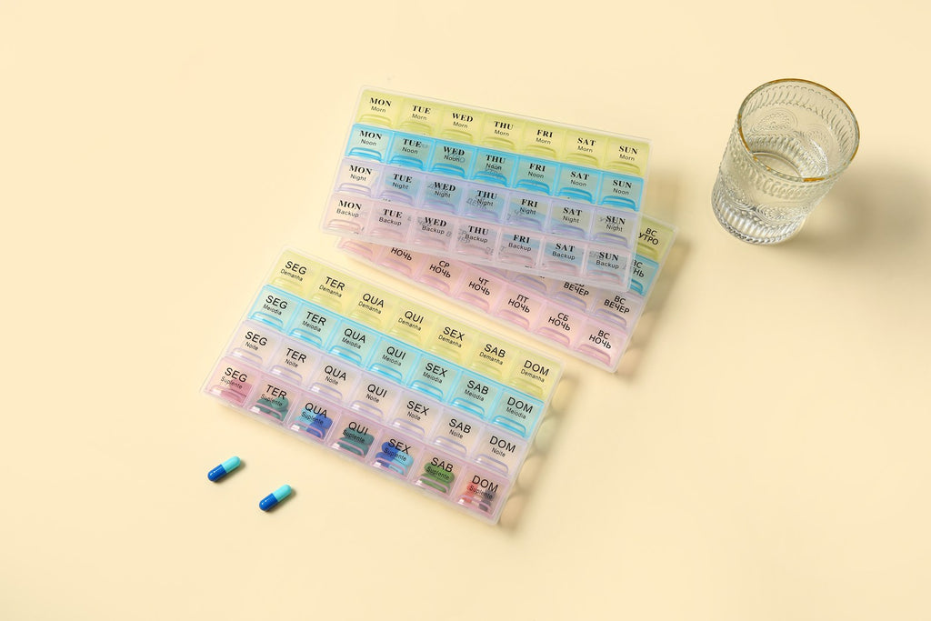 AB Care Twin Week 14 AM/PM Weekly Pill Organizer