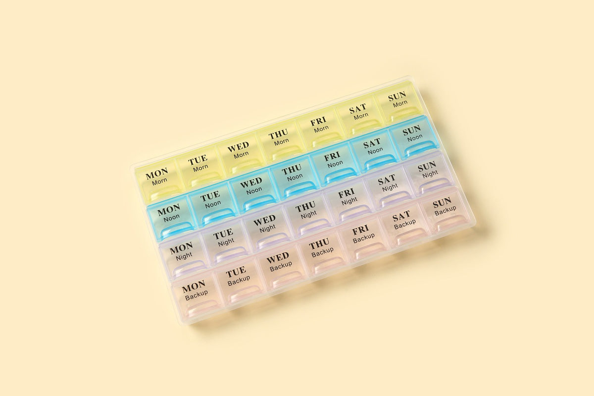 AB Care Twin Week 14 AM/PM Weekly Pill Organizer