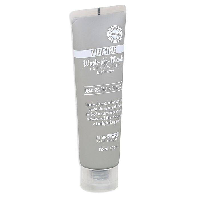 Purifying Dead Sea Salt & Charcoal Mask 125ml - MazenOnline