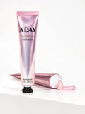 ADAY Shimmer Toothpaste in Pink Peppermint, two 75 ml pearlescent pink tubes with black octagonal caps