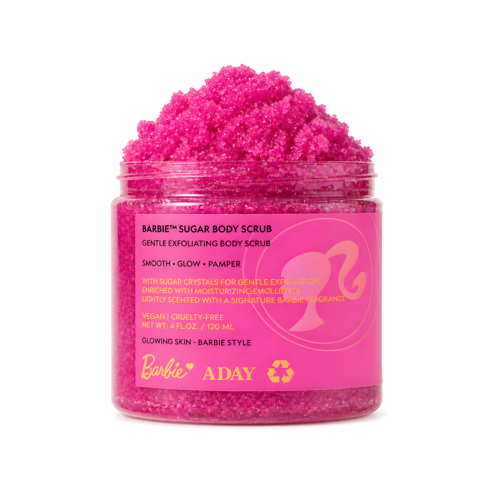 ADAY x Barbie™ Sugar Body Scrub – Gentle Exfoliating Body Scrub with Shea Butter Secondary image