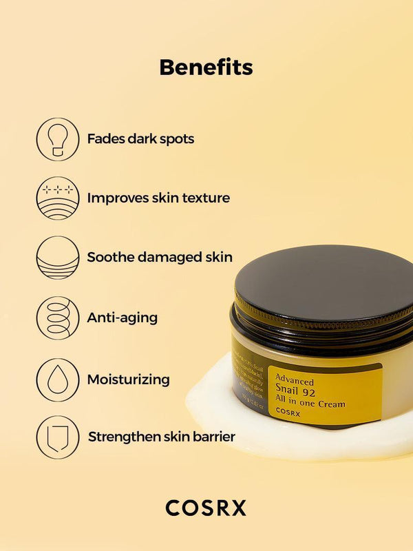 COSRX - Advanced Snail 92 All in one Cream | MazenOnline
