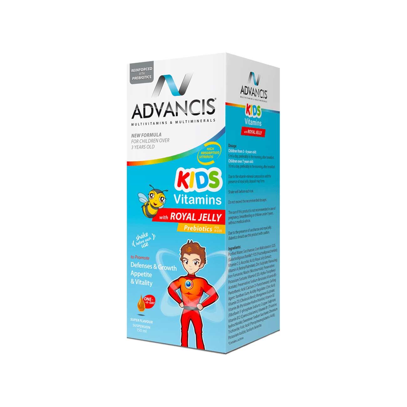 Advancis Kids Vitamins with Royal Jelly - MazenOnline {{ shop.address.country }}