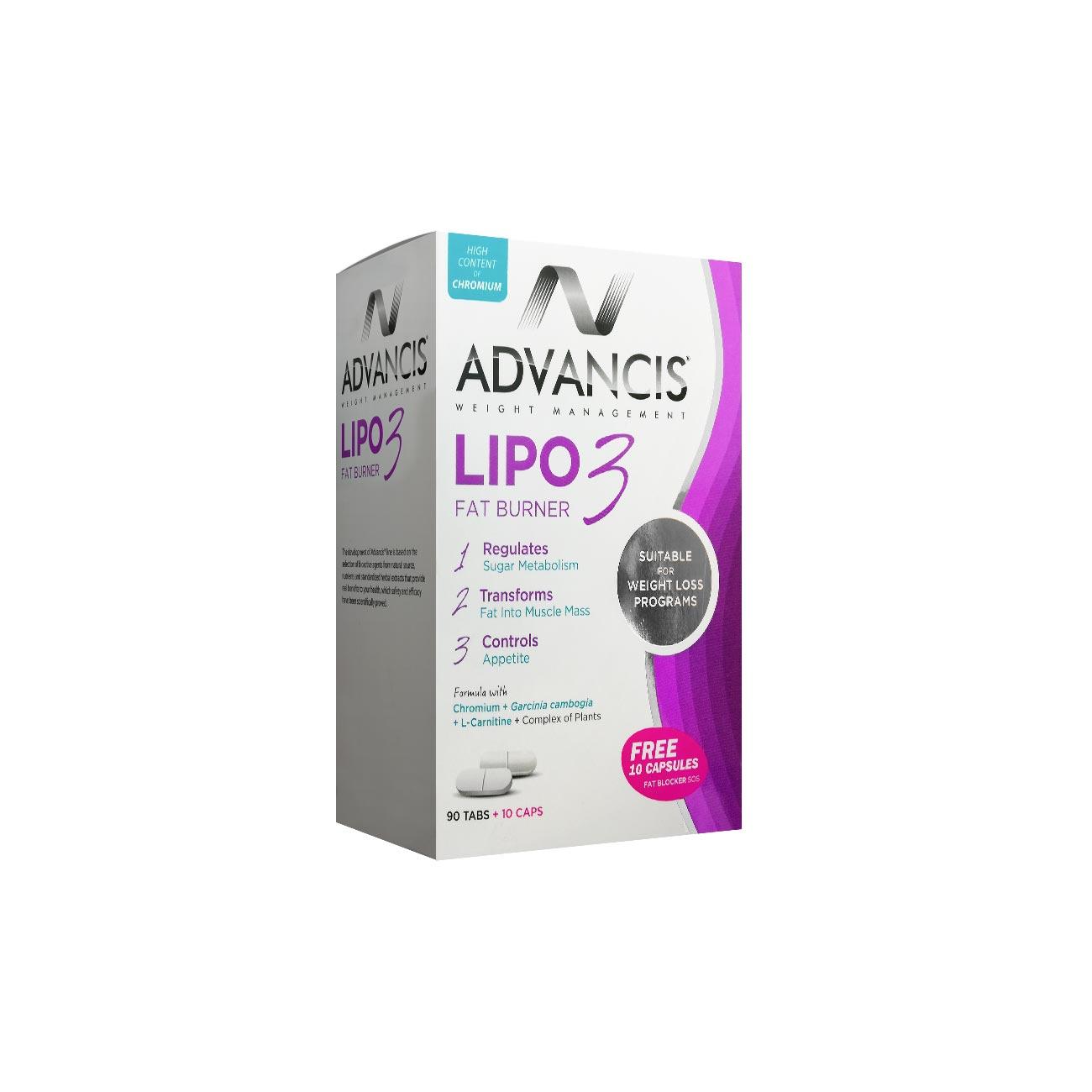Advancis Lipo 3 Fat Burner - MazenOnline {{ shop.address.country }} Main image