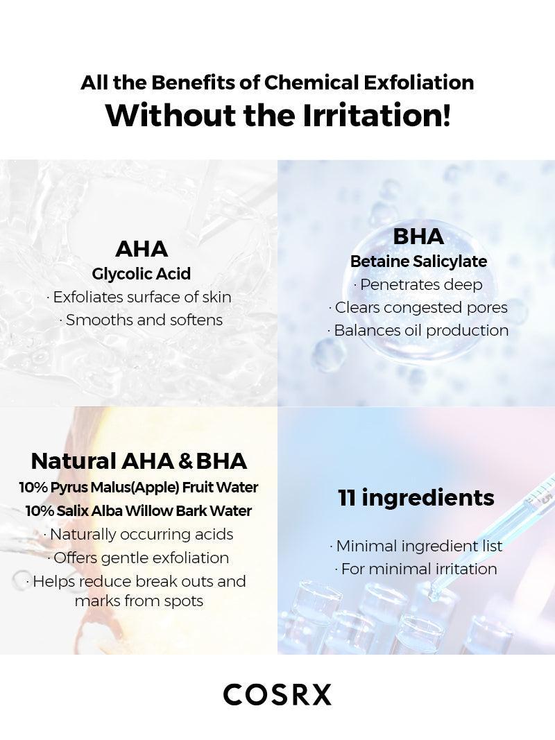 COSRX - AHA/BHA Clarifying Treatment Toner | MazenOnline