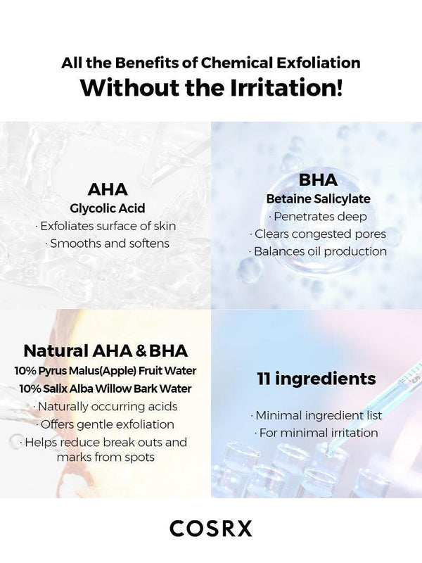COSRX - AHA/BHA Clarifying Treatment Toner | MazenOnline