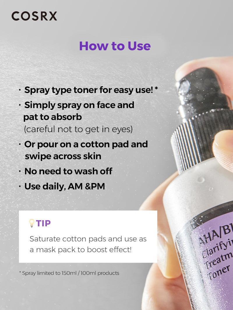 COSRX - AHA/BHA Clarifying Treatment Toner | MazenOnline