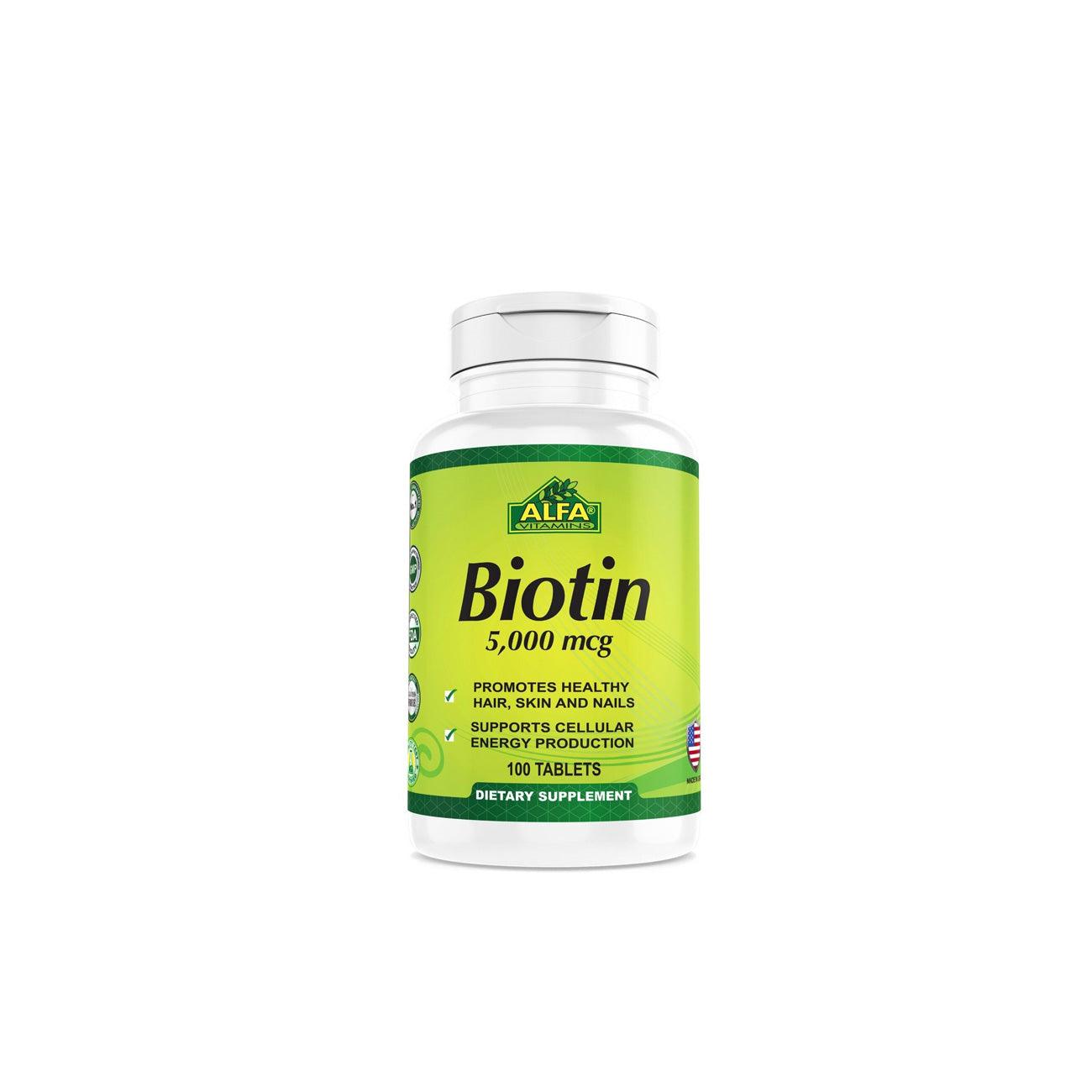 Alfa Biotin 5000 mcg - MazenOnline {{ shop.address.country }} Main image