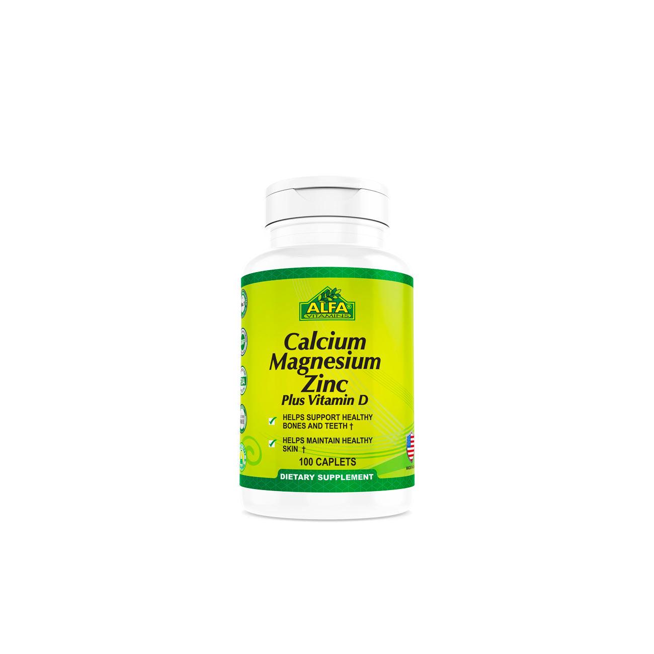 Alfa Calcium Magnesium Zinc Plus Vitamin D - MazenOnline {{ shop.address.country }}