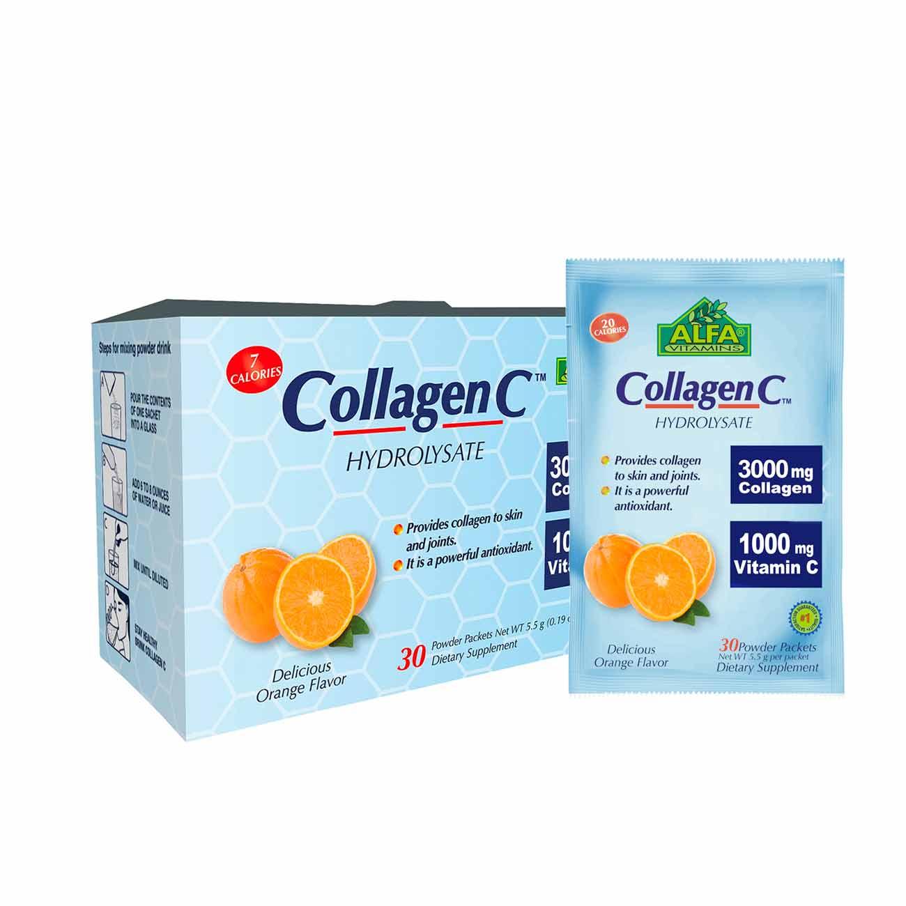 Alfa CollagenC Hydrolysate with Vitamin C - MazenOnline {{ shop.address.country }} Main image