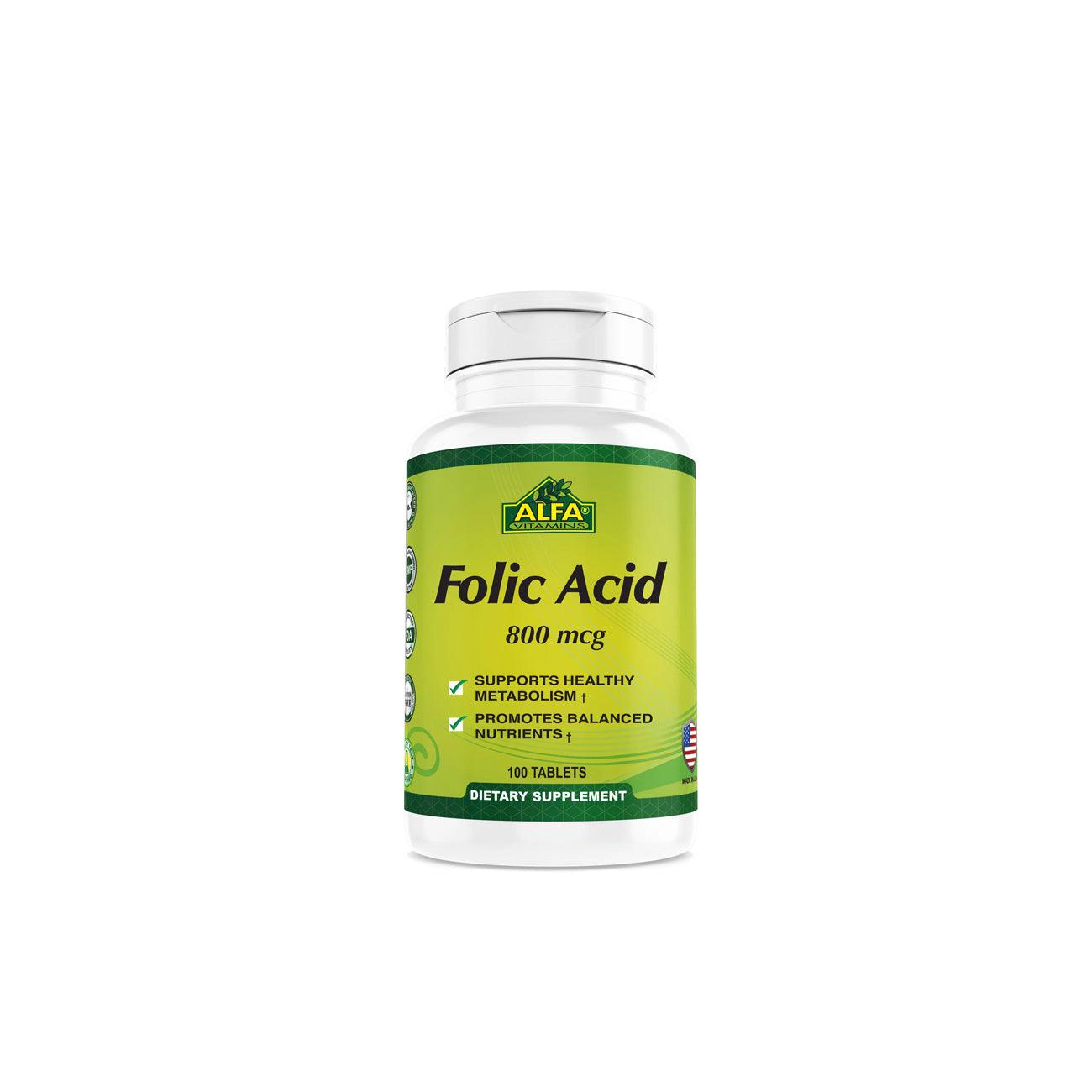 Alfa Folic Acid 800 mcg - MazenOnline {{ shop.address.country }} Main image