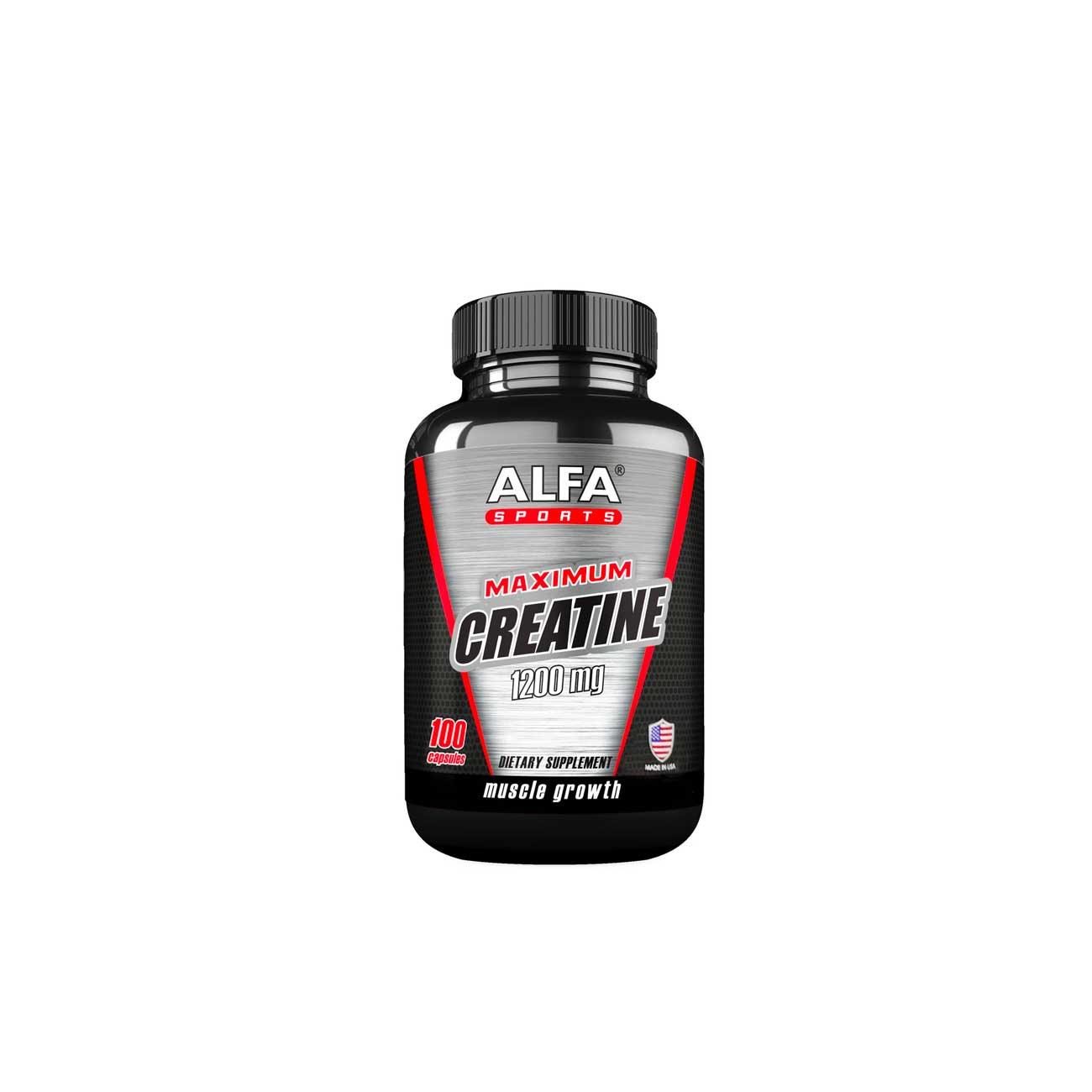 Alfa Maximum Creatine - Muscle Growth 1200mg - MazenOnline {{ shop.address.country }}