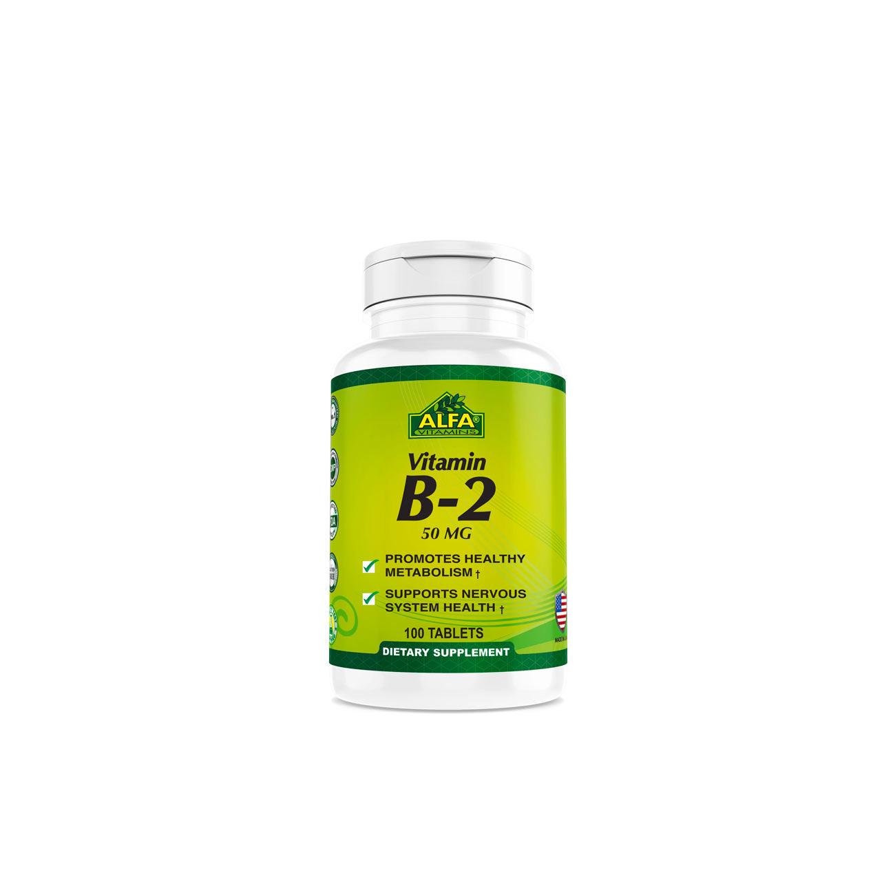 Alfa Vitamin B2 50mg - MazenOnline {{ shop.address.country }}