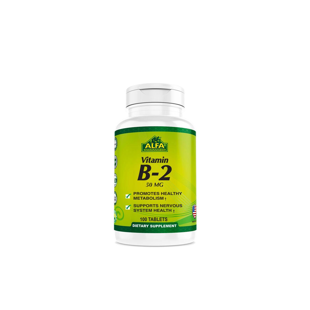 Alfa Vitamin B2 50mg - MazenOnline {{ shop.address.country }} Main image