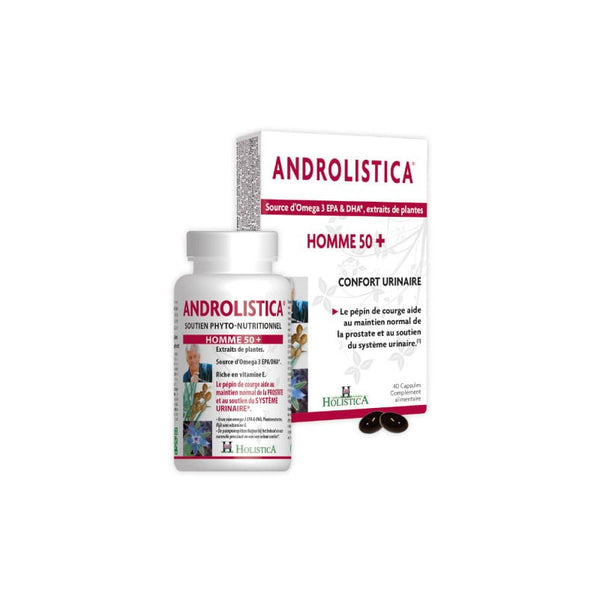 ANDROLISTICA HOMMES 50+ MAINTIEN DE LA PROSTATE 40 CAPSULES - MazenOnline
