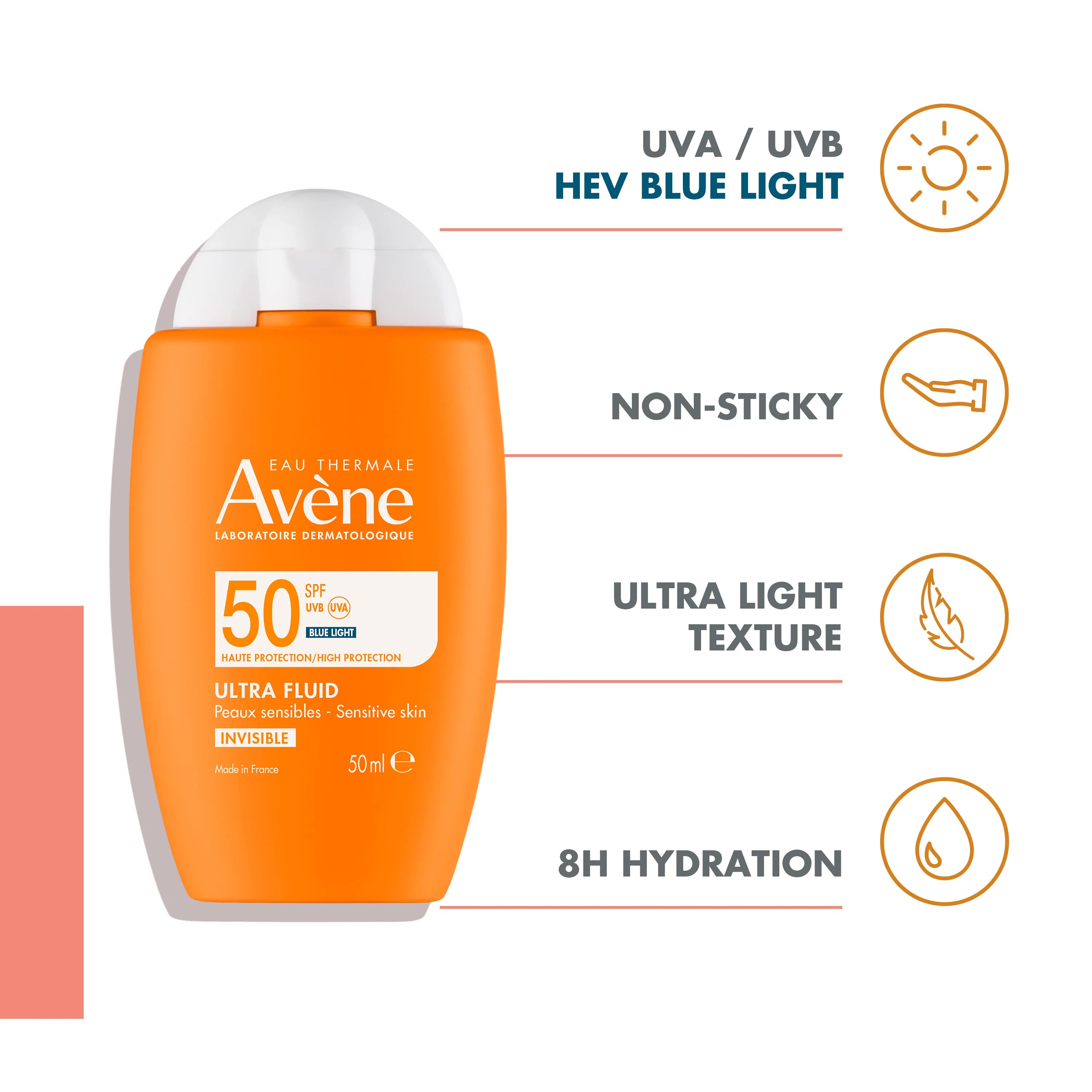 Avène - Avene Ultra Fluid Invisible SPF50 | MazenOnline