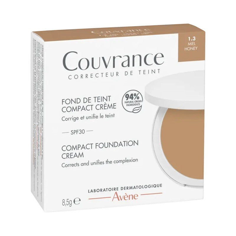 Avene - Couvrance Compact Makeup Base Honey 1.3 SPF 30 | MazenOnline