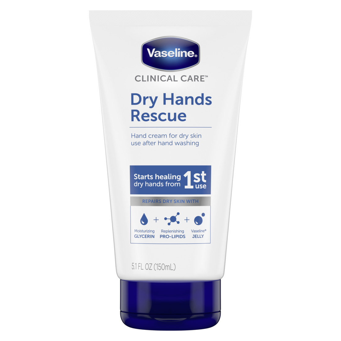 Vaseline - Clinical Care, Hand Cream, Dry Hands Rescue | MazenOnline