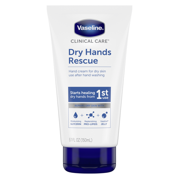 Vaseline - Clinical Care, Hand Cream, Dry Hands Rescue | MazenOnline