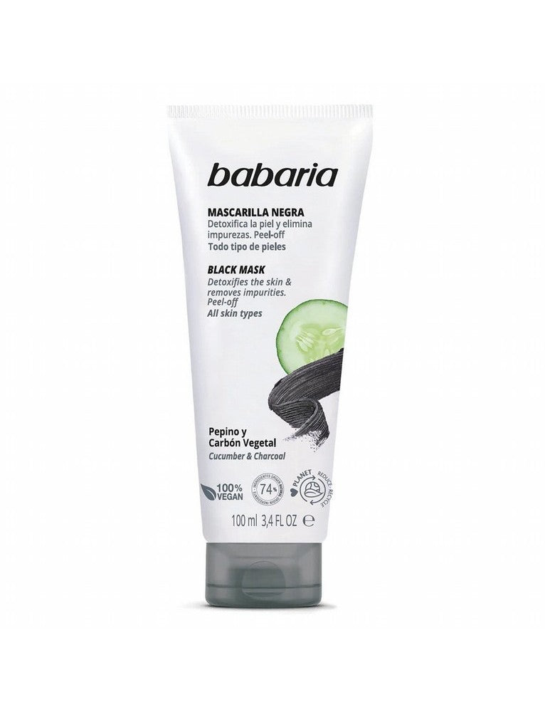 babaria - Black Mask  Peel Off Blackhead Remover Charcoal DETOXIFY 100ml | MazenOnline Main image