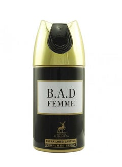 AL HAMRA DEO SPR B.A.D FEMME 250ML - MazenOnline Main image